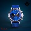Montre WOODWATCH FARBOUND - 44MM Farbound Blue 2 bracelets acier et bois d'ébène