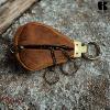 Porte clés KASZER collection Oregon Marron naturel 580704-MC6