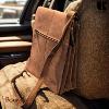 Sac bandoulière KASZER collection Kansas marron naturel foncé 20014-C6