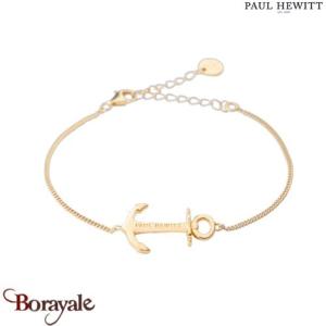 Bracelet Paul Hewitt Anchor Spirit acier et acier plaqué or PH-AB-G