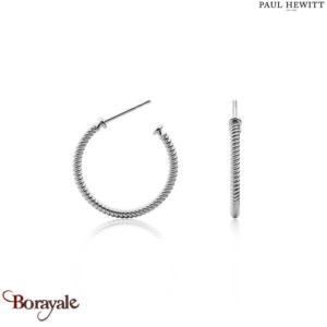 Boucles d'oreilles Paul Hewitt Anchor Acier PH-ER-ROH-S