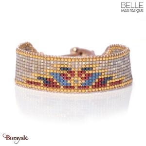 Bracelet Belle mais pas que, Terracotta, Perles de miyuki dorées à l'or fin