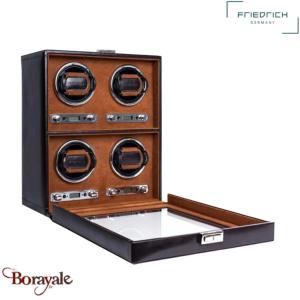 Remontoir 4 montres, Friederich 1923 série Bond electronique marron 29483-3