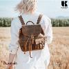 Sac à dos KASZER collection Kansas marron naturel foncé 20098-C6