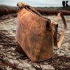 Sac bandoulière KASZER collection Kansas marron naturel foncé 20024-C6