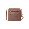 Sac bandoulière KASZER collection Nevada Marron naturel clair touché velours 208