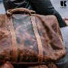 Sac de voyage - sport KASZER collection Nevada Marron naturel clair touché velou