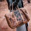 Sac de voyage - sport KASZER collection Nevada Marron naturel clair touché velou