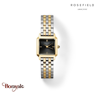Montre Rosefield Boxy Duotone Black  Femme BBDSG-B07