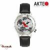 Montre AKTEO Amour Talon aiguille 38 mm argent ronde EAm05