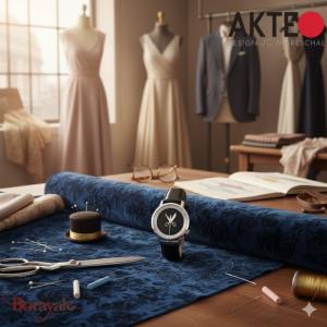 Montre AKTEO Art - Atelier Couture 38 mm argent ronde AAt17