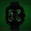 Montre Ciga Design Gorilla Silver red homme X011-SISI-W25BK