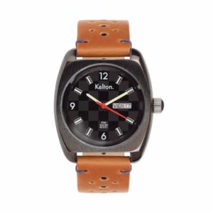 Montre KELTON RC22 Damier Brown quartz Homme  9121042