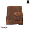 Porte cartes - monnaie KASZER collection Oregon Marron naturel 520204-MC6