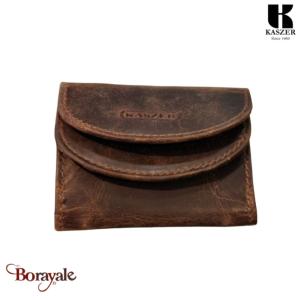 Porte monnaie KASZER collection Oregon Marron naturel 500504-MC6