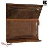 Porte monnaie - cartes - clés KASZER collection Oregon Marron naturel 500804-MC6