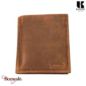 Portefeuille KASZER collection Oregon Marron naturel 514004-MC6