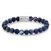 Bracelet Rebel & Rose Mat Minuit - 8mm L, Homme RR-80022-S-L