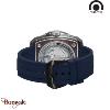 Bracelet de montre Tacs Watch caoutchouc bleu marine FKM 24 mm – Style AVL II Ho