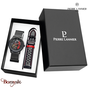Montre Pierre Lannier Coffret PADDOCK Homme automatique 385C439