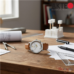 Montre AKTEO Profession Architecte 38 mm argent ronde PTa01