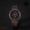 Montre WOODWATCH ELEMENT - 41 MM Brushed Iron Walnut Noyer WW-EL-BIW
