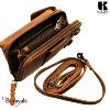 Pochette KASZER collection Oregon Marron naturel 560004-MC6