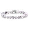 Bracelet Rebel & Rose Blanc Vierge - 8mm L+, Homme RR-80066-S-LL