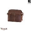 Sac bandoulière KASZER collection Wyoming brun naturel moyen 20622-C6