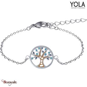 Bracelet Nacre et émail Collection Arbre de vie YOLA NATURE