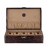 Coffret boite 10 montres, Friederich 1923 série le Croc, marron 20122-3