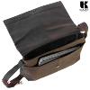 Besace Gibecière KASZER collection Kansas marron naturel foncé 20055-C6