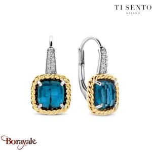 Boucles d'oreilles TI Sento Topaze femme 78042DB