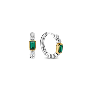 Boucles d'oreilles TI Sento vert femme 7975EM