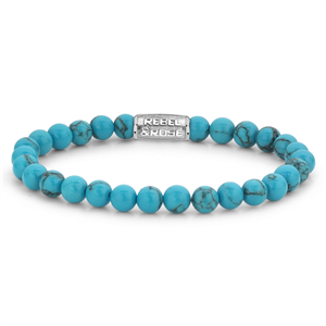 Bracelet Rebel & Rose Délice Turquoise - 6mm M, Unisex RR-60015-S-M