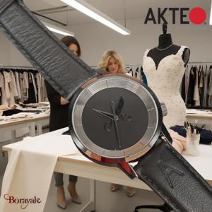 Montre AKTEO Art - Atelier Couture 38 mm argent ronde AAt17