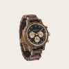 Montre WOODWATCH Classic Chrono Sailor Walnut Noyer WW-CLC-1WBG