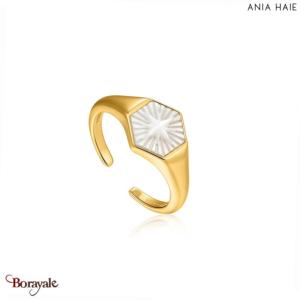 Bague Ania Haie Wild Soul plaqué or 14 carats sur argent R030-04G