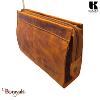 Trousse de toilette KASZER collection Oregon Marron naturel 556604-MC6