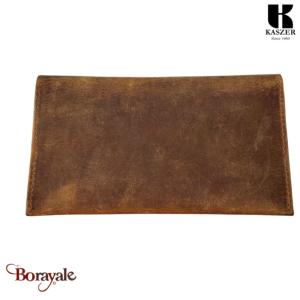 Blague à tabac KASZER collection Oregon Marron naturel 501704-MC6