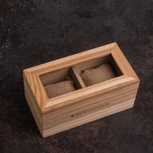 Boîte WOODWATCH Collector's Box 2 montres Bois de Catalpa WW-ACC-CB