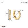 Boucles d'oreilles TI Sento Minimaliste femme 7811ZY