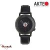 Montre AKTEO Art - Image Photo 38 mm noire ronde AIm12
