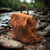 Sac à dos KASZER collection Nevada Marron naturel clair touché velours 20835-C6
