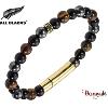 Bracelet All Blacks bijoux Homme rang de perles 682413