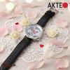 Montre AKTEO Amour Talon aiguille 38 mm argent ronde EAm05