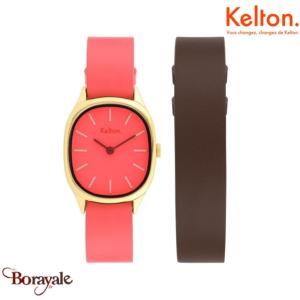 Montre KELTON Colorama Coffret blush (rose poudré)  Femme 9126232