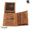 Portefeuille KASZER collection Oregon Marron naturel 514004-MC6