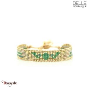 Bracelet Belle mais pas que, Summer Mint, Perles de miyuki dorées à l'or fin