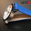 Montre AKTEO Art - Peinture 5 taches 42 mm argent ronde APe09